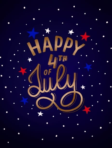 4th of July card