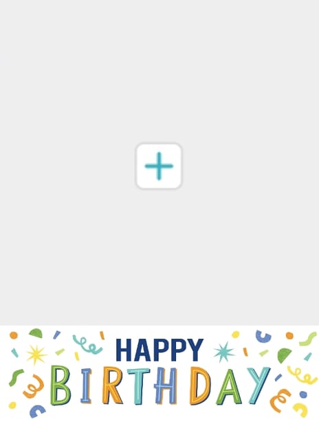 happy birthday confetti