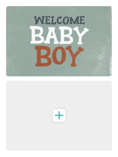 New Baby card image