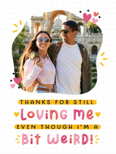 Personalised Funny Anniversary Photo Card