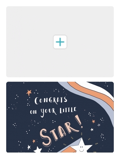 New Baby card image