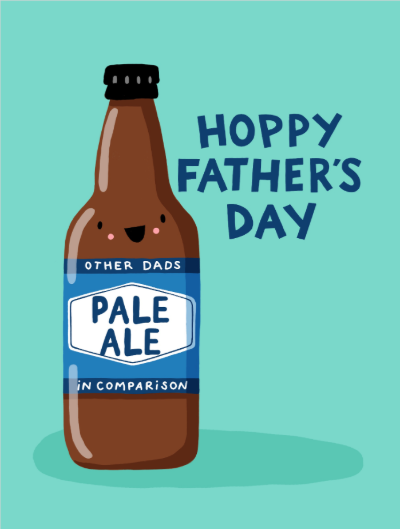 Best Dad "Pale Ale" Fathers Day Card