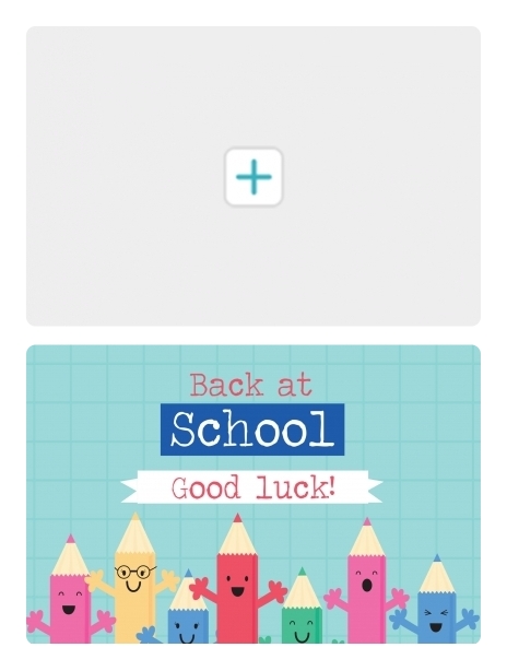 Back To School card image