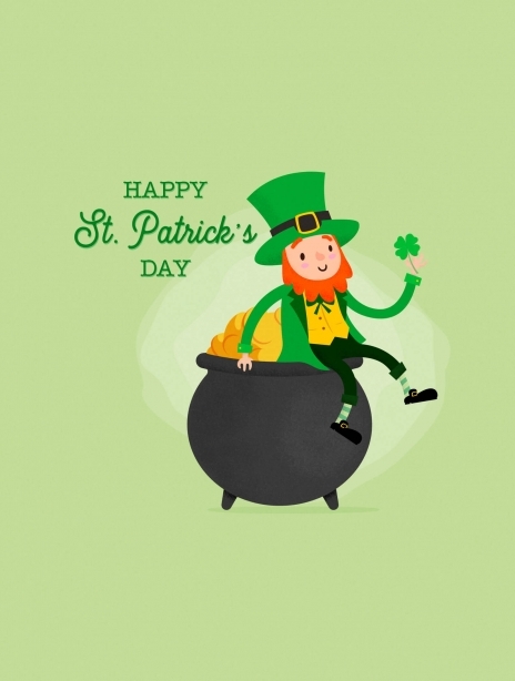St.Patrick's Day card image