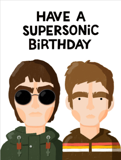 Have Supersonic Birthday Card