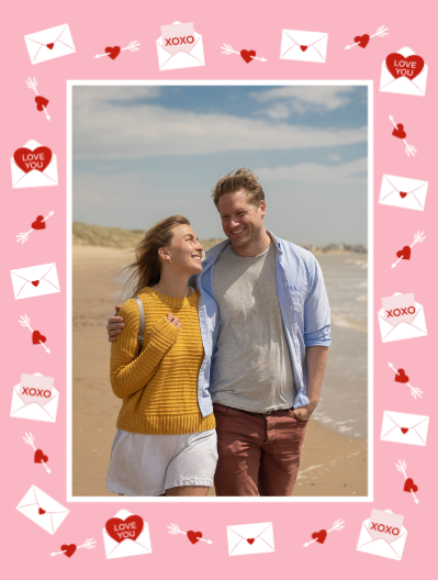 Personalised Photo Anniversary Card Love Message