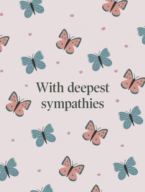 Sympathy card image