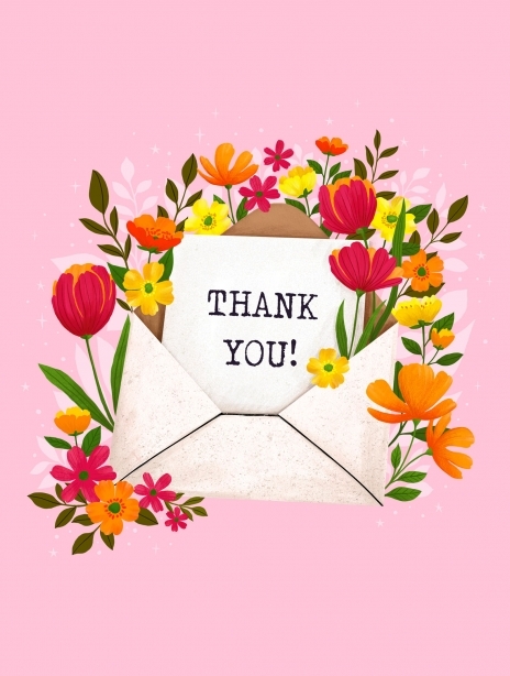 2023 thankyou siya flowers envelope