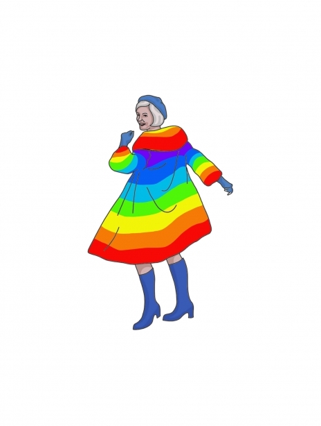 2022 mother'sday clairehuntley rainbowcoat1