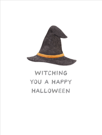 Witching You Happy Halloween Card