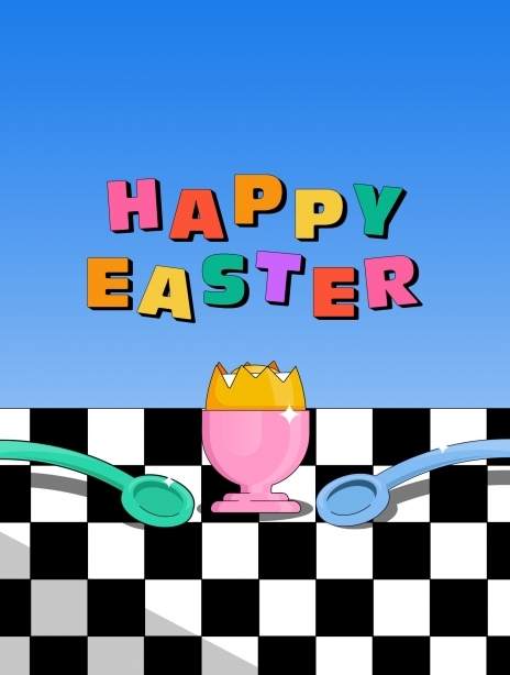 Easter card image