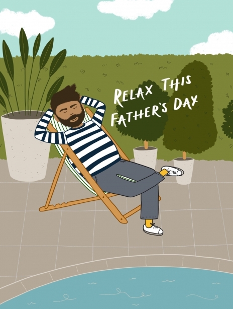 2022 kaytrain father'sday relaxingman text15