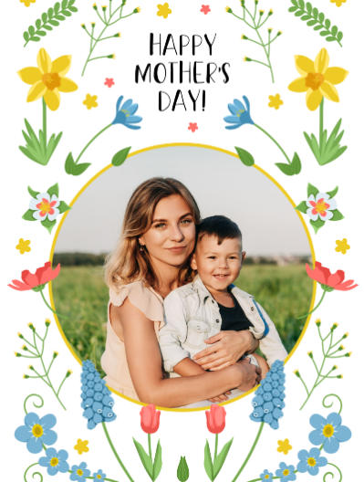 Happy Mothers Day Personalise Her Card