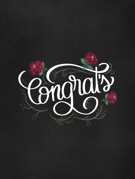 Congratulations card image