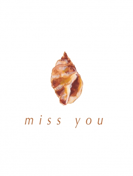 Miss You card image