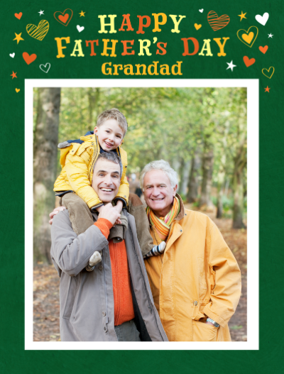 Grandad Fathers Day Photo Card