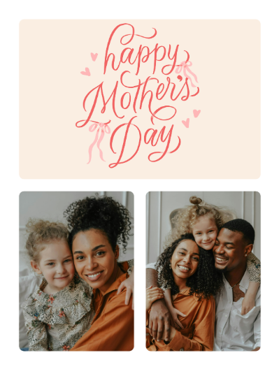 Your Personalised Mothers Day Photo Card