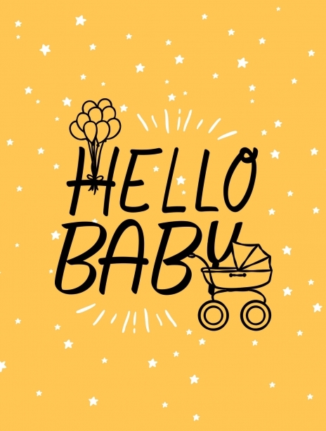New Baby card image