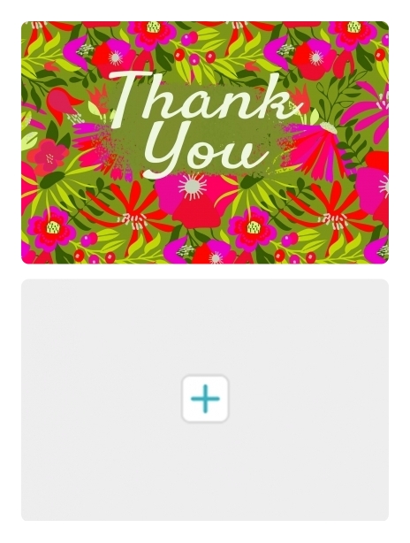 Thank You card image