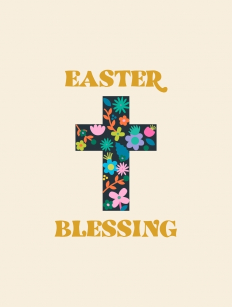 2021 easter easterblessing floralcross