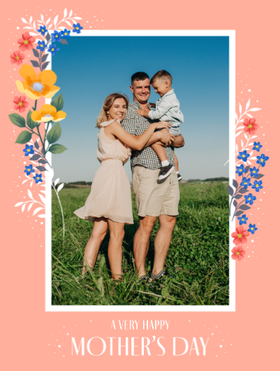 Floral Bliss Mothers Day Card